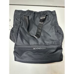 Beyond Yoga Crossbody Black Tote Gym Bag Backpack Convertible